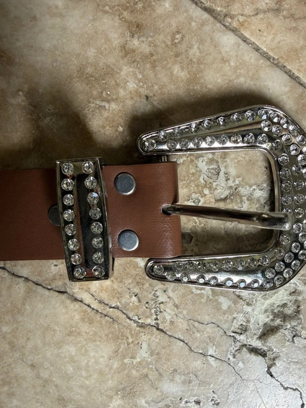 RHINESTONE ladies western belt NWOT, perfect condition size medium